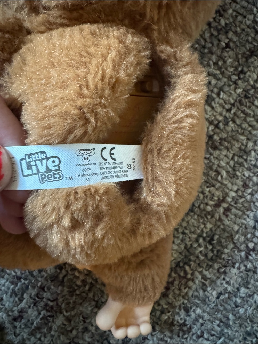 Monkey plush - Picture 3 of 3